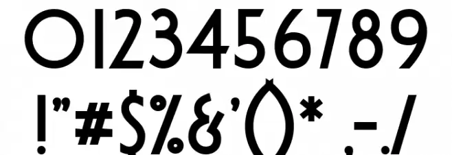 Cavalier Bold Font OTHER CHARS