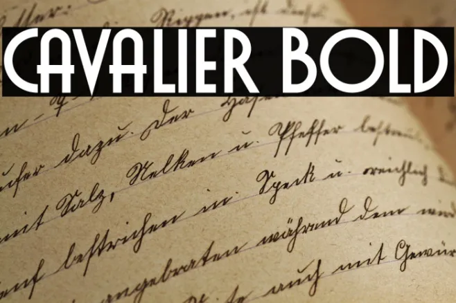 Cavalier Bold Example 1