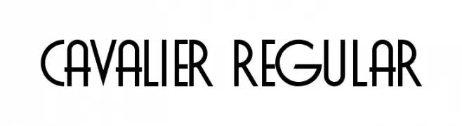 Cavalier Regular  Fuentes Gratis Descargar