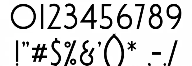 Cavalier Regular خط محارف أخرى