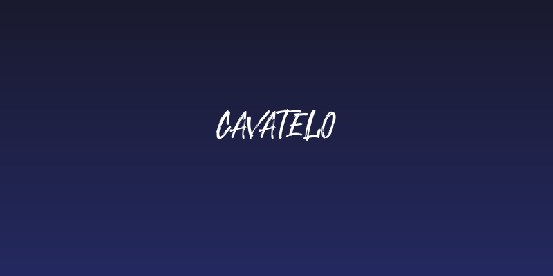 Cavatelo Social Header