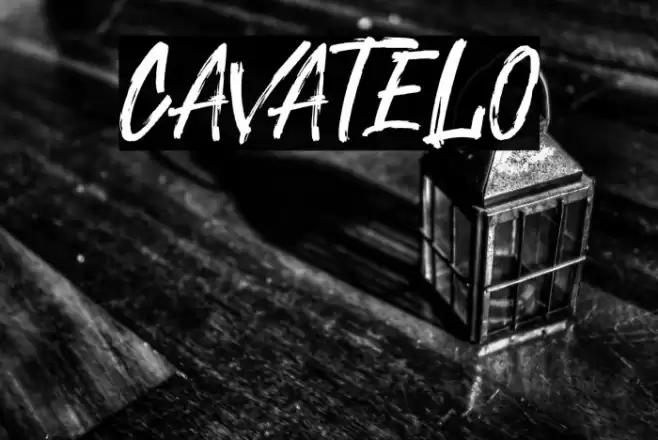 Cavatelo Font examples