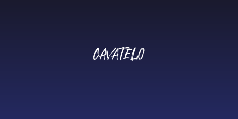 Cavatelo Social Header