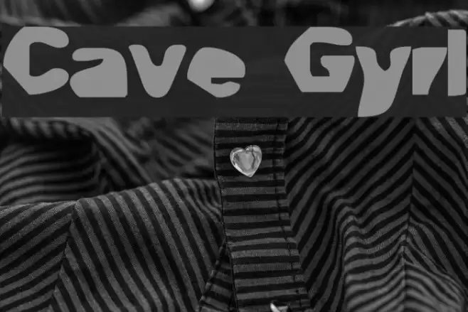 Cave Gyrl Caratteri examples