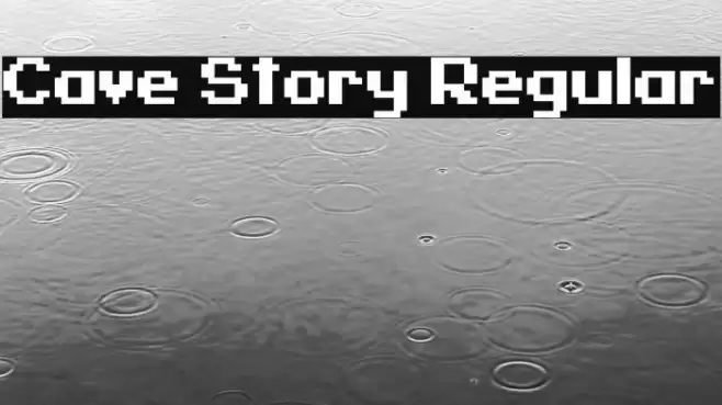 Cave Story Regular Font examples