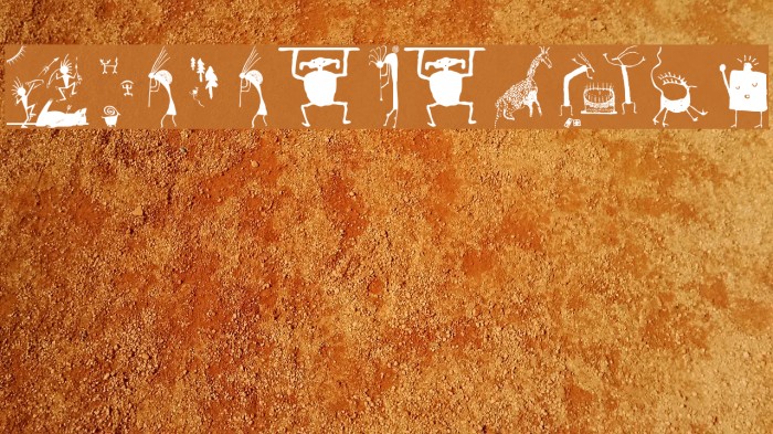 CaveBeings Font examples