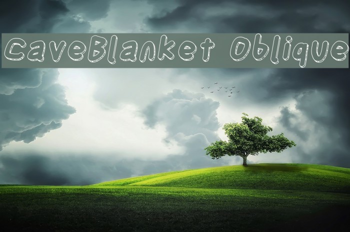 CaveBlanket Oblique Example 1