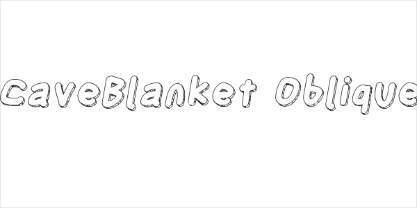 CaveBlanket Oblique Logo