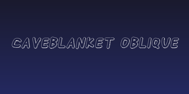 CaveBlanket Oblique Social Header