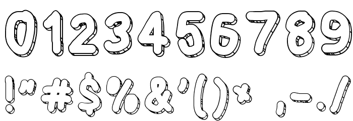 CaveBlanket Font OTHER CHARS