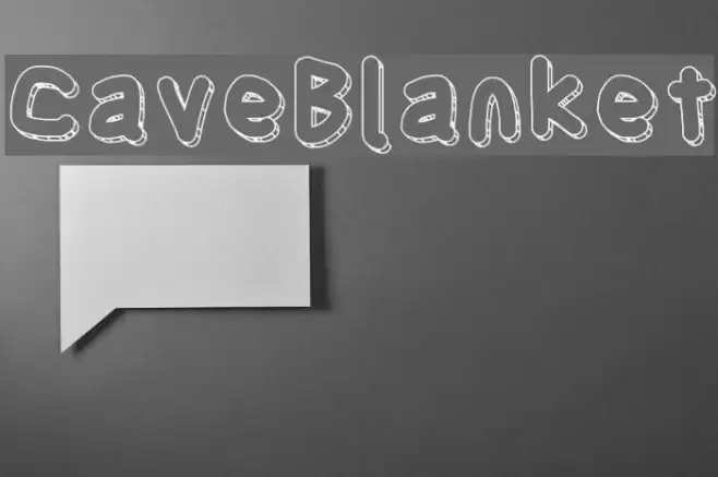 CaveBlanket フォント examples