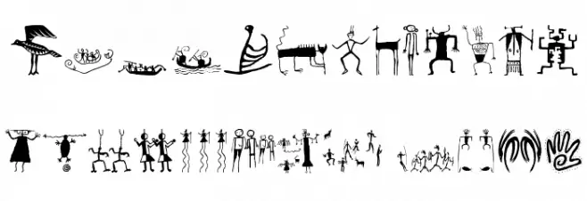 CaveOSeven Fonte MAIÚSCULAS