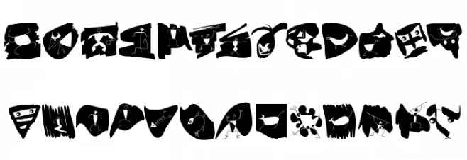 CavePaint フォント 大文字