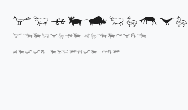 CavePaintingDingbats Business Card