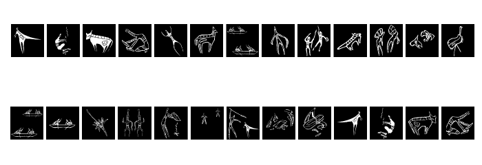CavePaintings Font LOWERCASE