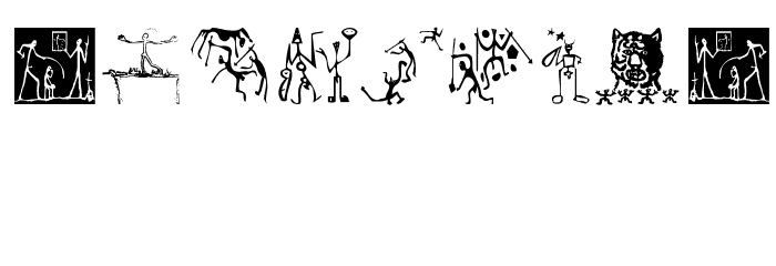 CavePeopleTraces Font OTHER CHARS