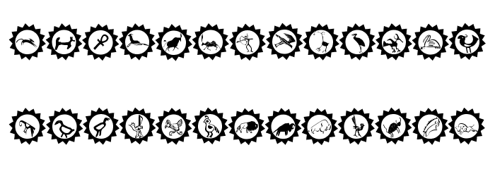 CaveStars Font LOWERCASE