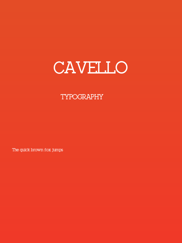 Cavello Poster