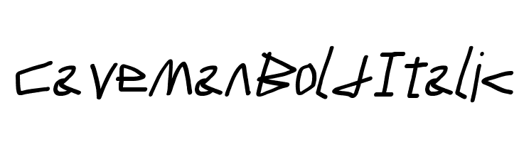 Caveman Bold Italic  Fuentes Gratis Descargar