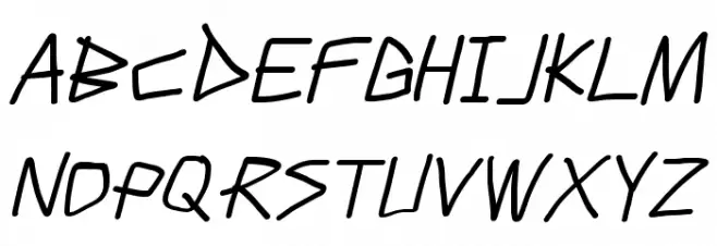 Caveman Bold Italic Шрифта ВЕРХНИЙ