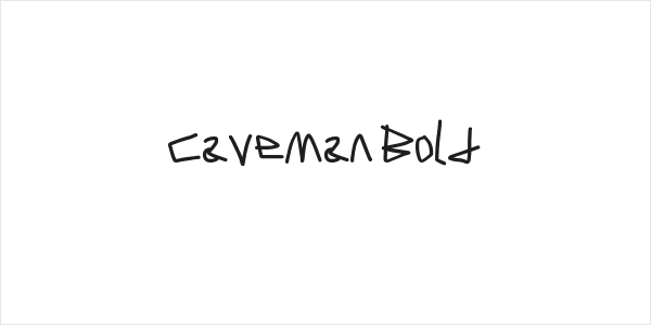 Caveman Bold Logo