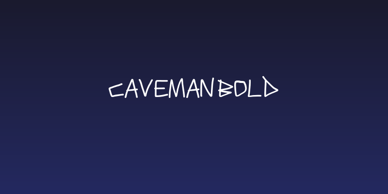 Caveman Bold Social Header