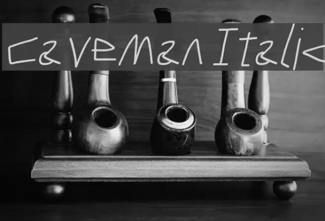Caveman Italic  examples