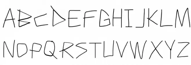 Caveman Light Schriftart Groß