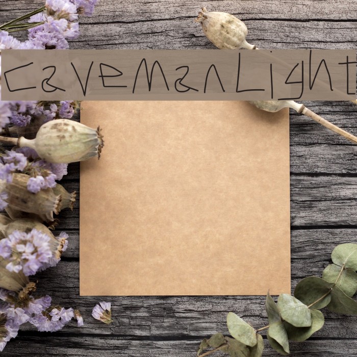 Caveman Light Polices examples