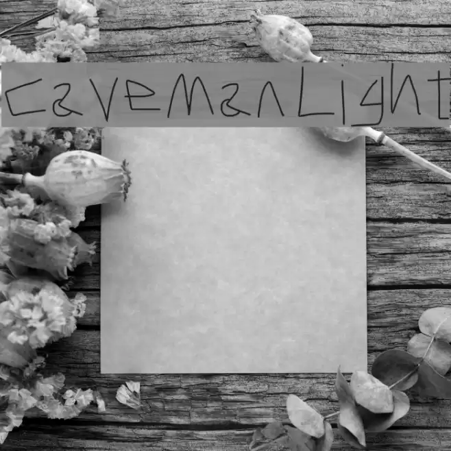 Caveman Light Font examples