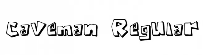 Caveman Regular  免费字体下载