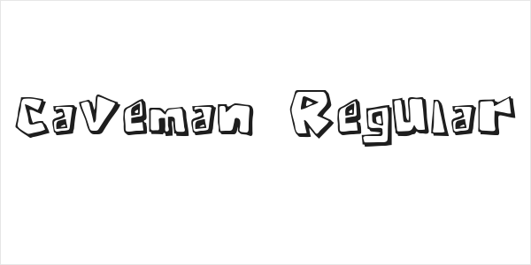 Caveman Regular Logo