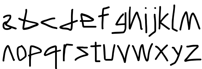 Caveman SemiBold Font LOWERCASE