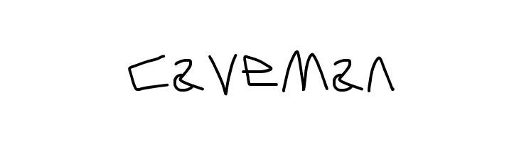Caveman  Frei Schriftart Herunterladen