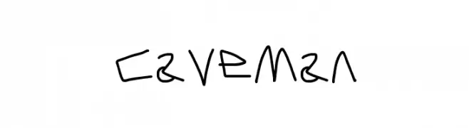 Caveman  免费字体下载