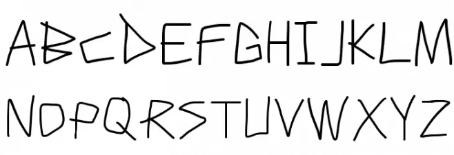 Caveman 字体 大写