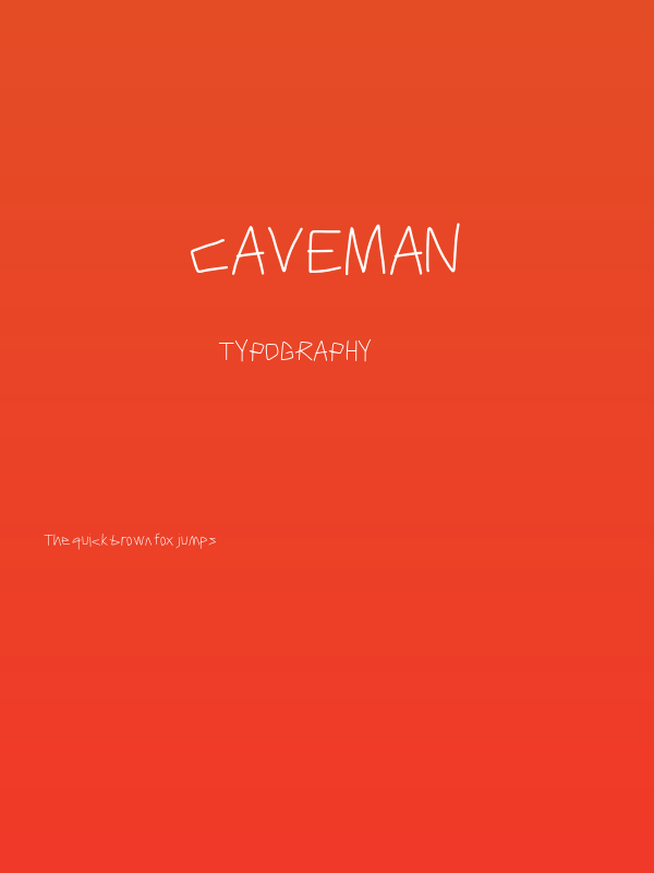Caveman Poster