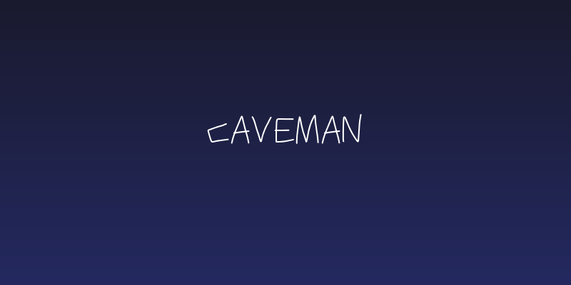 Caveman Social Header