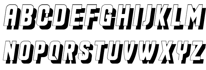Cavernous Shadows Italic フォント その他の文字