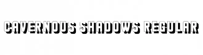 Cavernous Shadows Regular  baixar fontes gratis