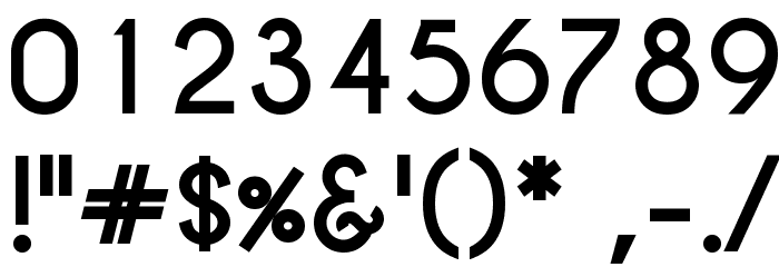 Caviar Dreams Bold Font OTHER CHARS