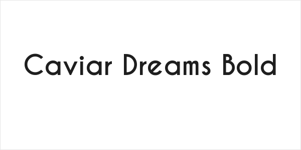 Caviar Dreams Bold Logo
