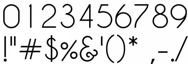 Caviar Dreams Font OTHER CHARS