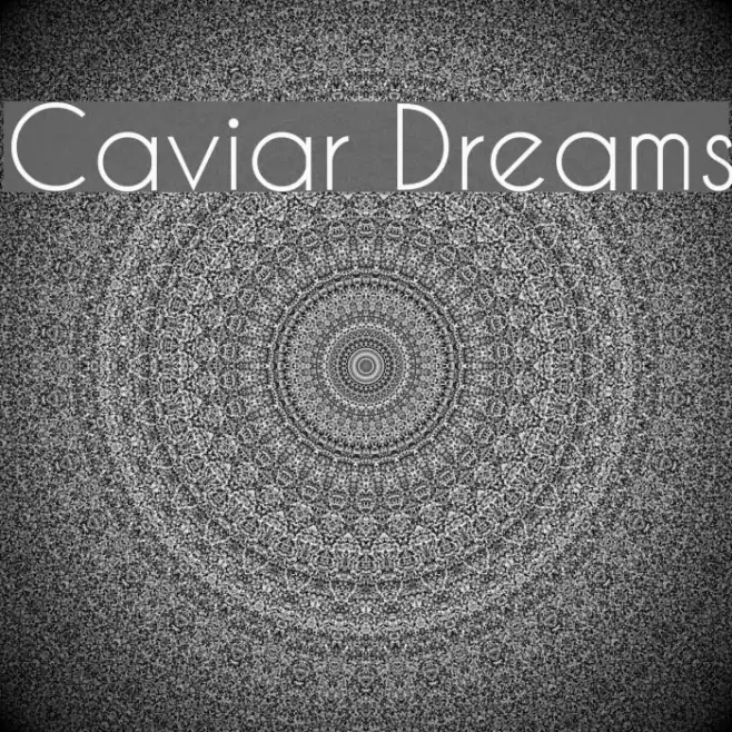 Caviar Dreams Font examples