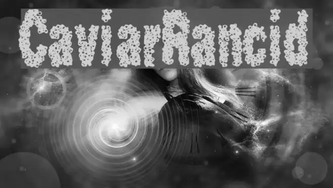 CaviarRancid Font examples