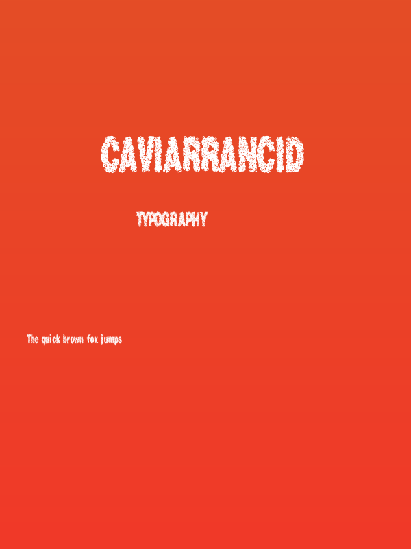CaviarRancid Poster