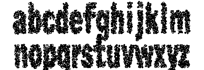 CaviarRancid Font LOWERCASE