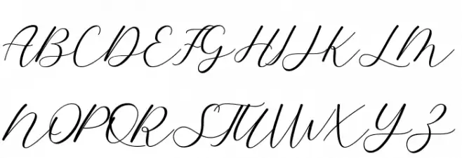 Cavilay Script خط أحرف كبيرة