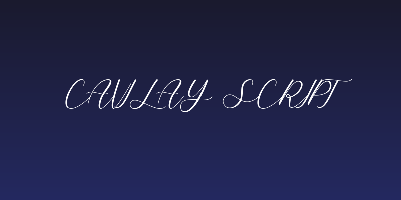 Cavilay Script Social Header