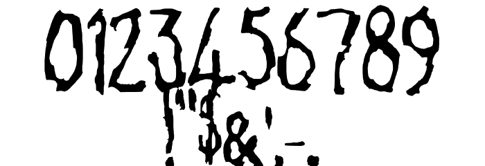 Cavity Regular Font OTHER CHARS